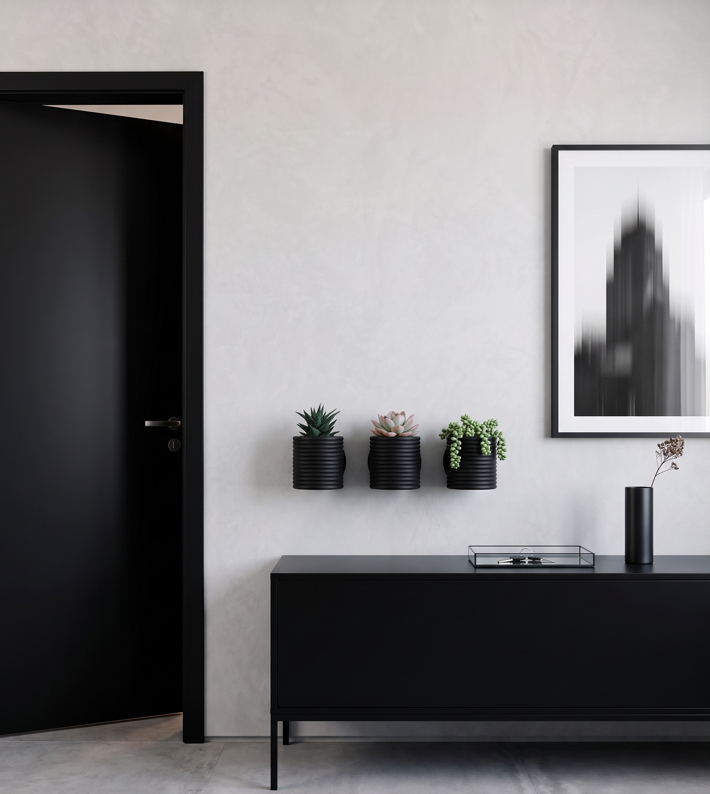 Macetero de Muro Horizon M – Diseño Minimalista
