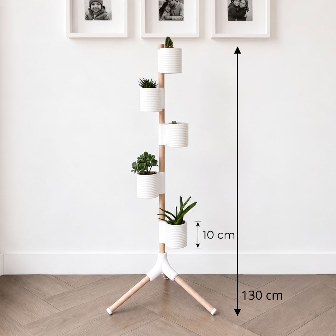 Jardín Vertical Sin Taladro – Tripod Garden Zarka Mediano