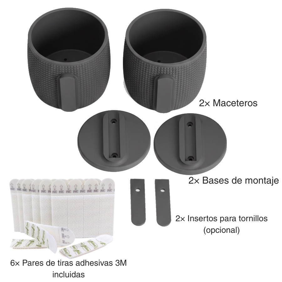 Pack Duo Mural Medianos + 6 Tiras Command 3M de Regalo