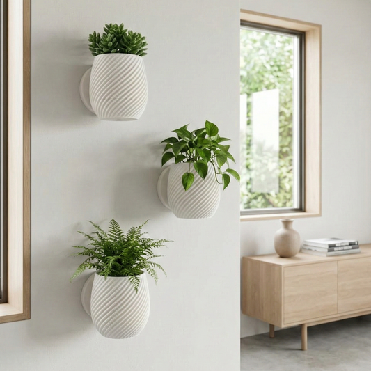 Pack Starter Jardín Vertical – 3 Maceteros Murales S + Tiritas Command de regalo