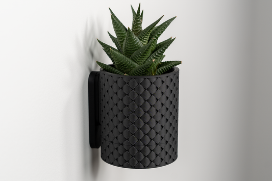 Macetero de Muro Quilted S – Diseño Texturizado