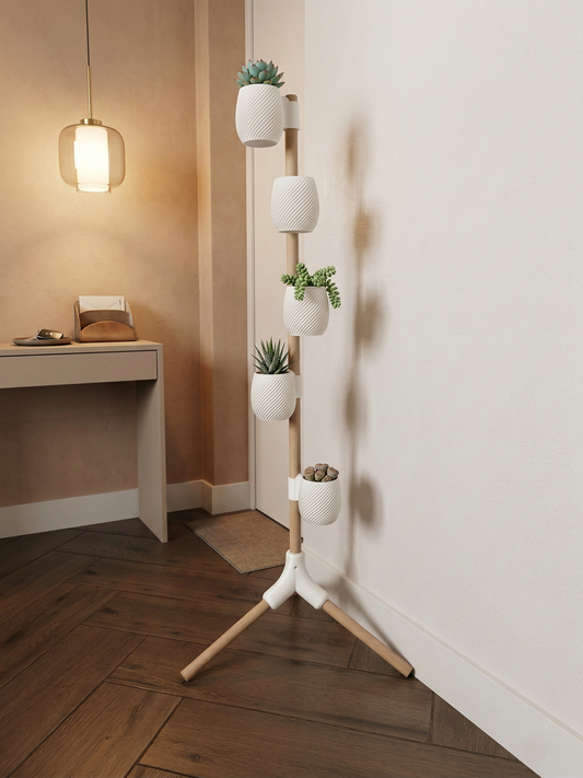 Jardín Vertical Sin Taladro – Tripod Garden Zarka